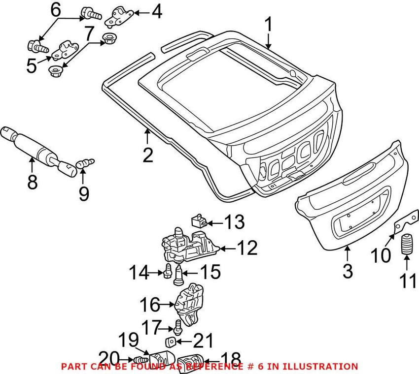 Mercedes Battery Tray Bolt 000000004310